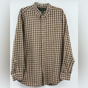CC FILSON Mens Plaid Cotton Button Down Shirt-XL